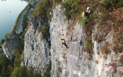 Mission d’inspection d’ouvrages de protection en falaise pour Géolithe !