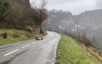 Intervention d’urgence le 13/03/23 dans le département de l’Ain sur la commune de Cerdon !  